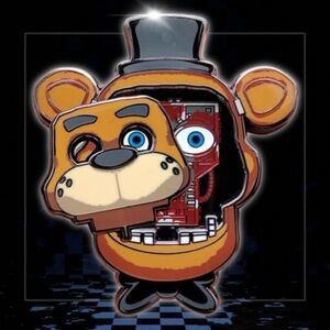Five Nights At Freddy’s 🍕 Freddy Bot Metal Enamel Dual-Layer Pin